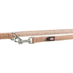 PREMIUM Knebelleine, Neoprenpolsterung, Boho/Karamell XS-S: 2,00m/15mm